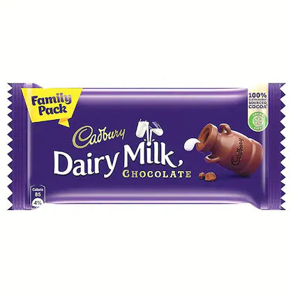 Cadbury Dairy Milk Chocolate Bar Family Pack 112 g